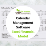Calendar Management Software Excel Financial Model