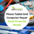Phone Tablet And Computer Repair Excel Financial Model