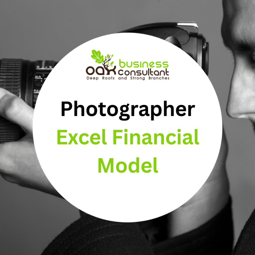 Photographer Excel Financial Model Photographer Excel Financial Model