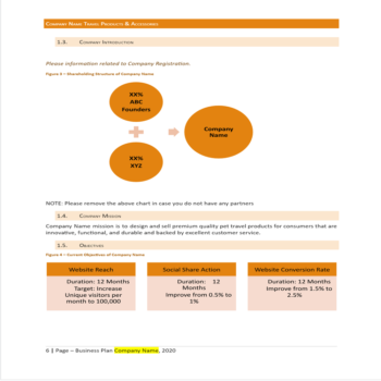 Car Pet Seat Cover Business Plan Template-Introduction