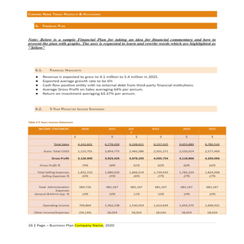 Car Pet Seat Cover Business Plan Template-Financial Plan