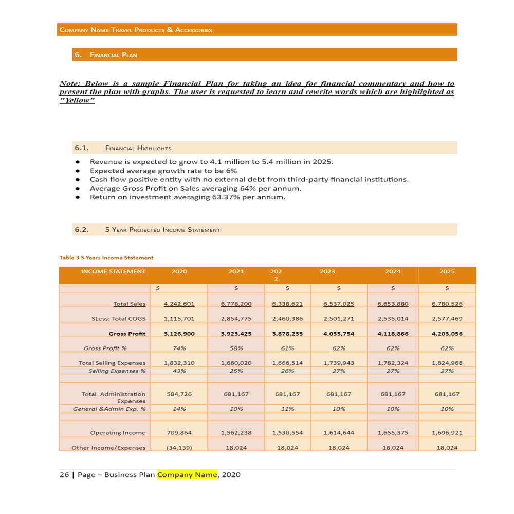 Car Pet Seat Cover Business Plan Template-Financial Plan