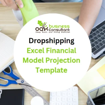 Dropshipping Excel Financial Model - Product Image