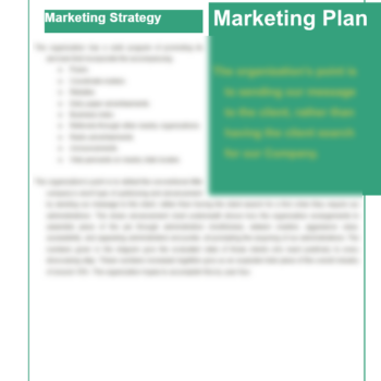 Electronic Repair Business Plan - Marketing Plan
