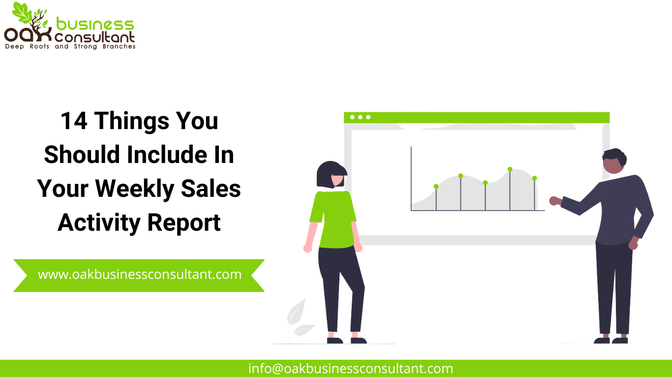 14 Things You Should Include In Your Weekly Sales Activity Report