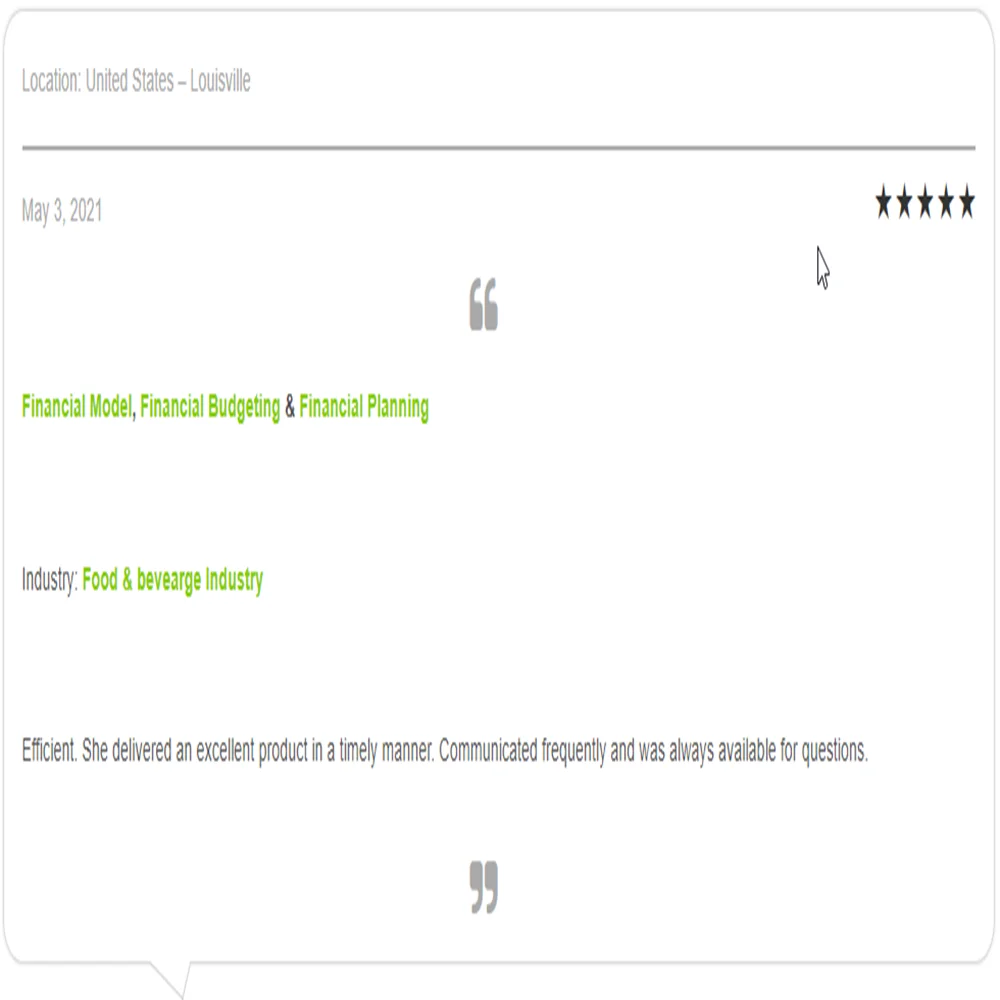 Food Truck Excel Financial Model Template-Testimonial