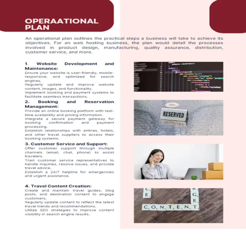 Online Travel Agency Business Plan-Operational plan (1)