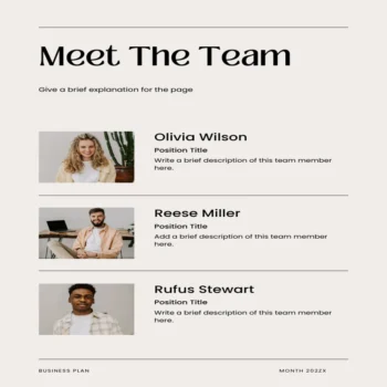 Poultry Farm Business Plan - Our Team