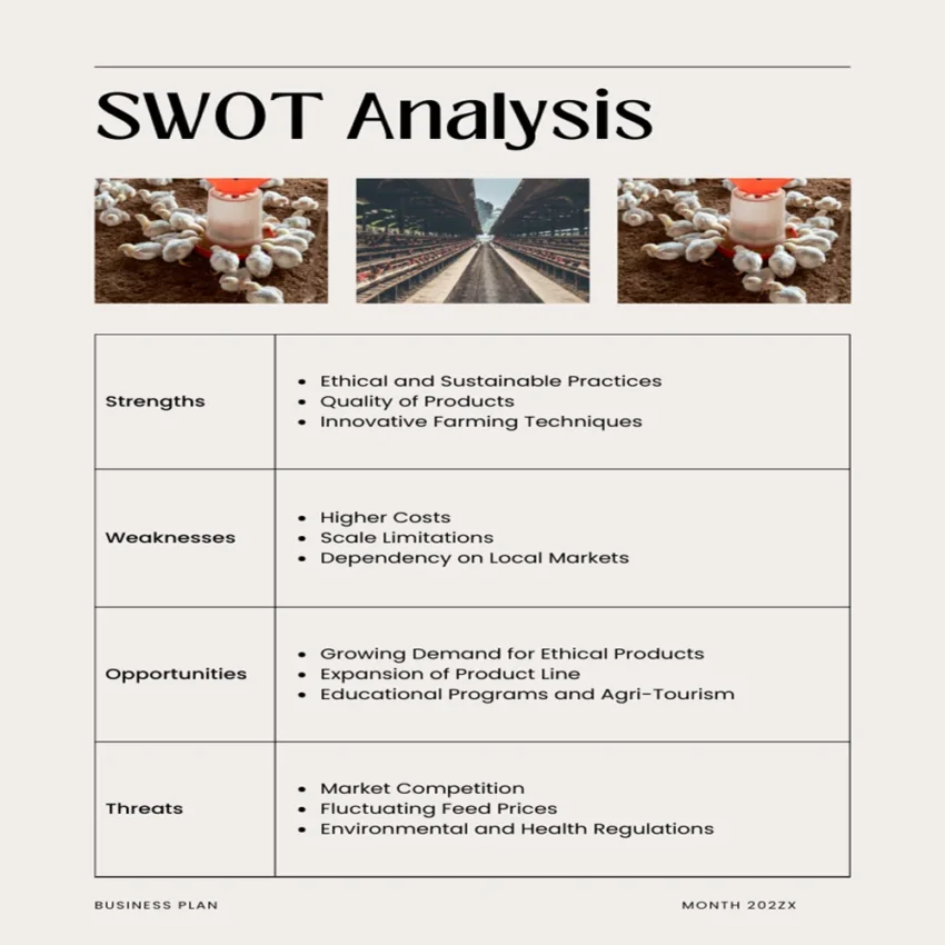 Poultry Farm Business Plan - SWOT Analysis