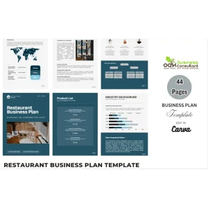Restaurant Business Plan - Product Image