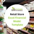 Retail Store Excel Financial Model Projection Template - Product Image