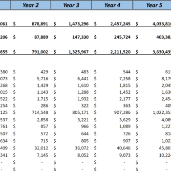 Transcription Services Financial Model