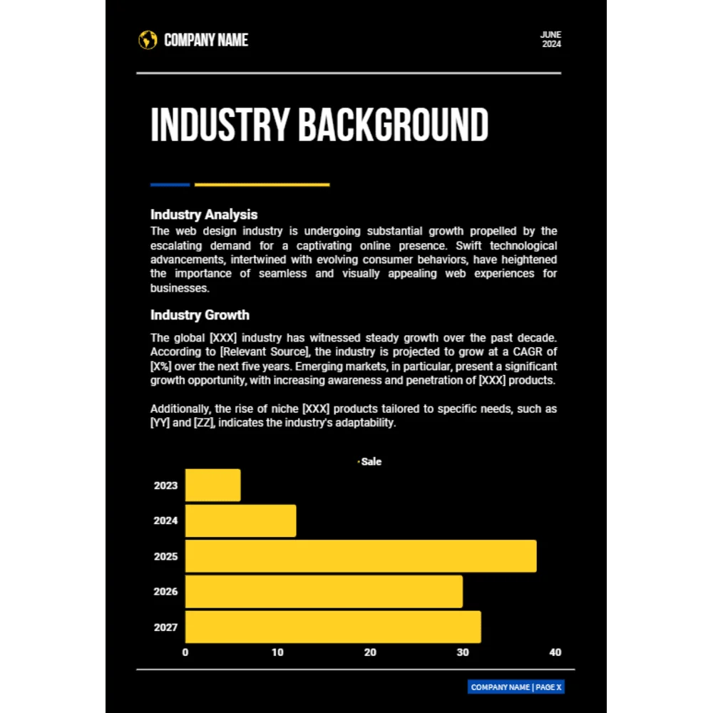 Web Designing Business Plan - Industry Background