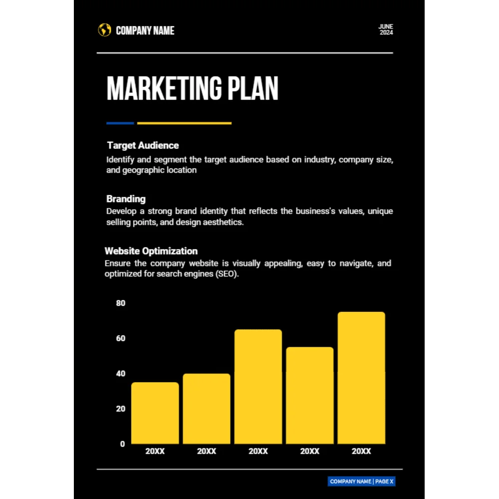 Web Designing Business Plan - Marketing Plan