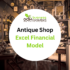 Antique Shop Excel Financial Model
