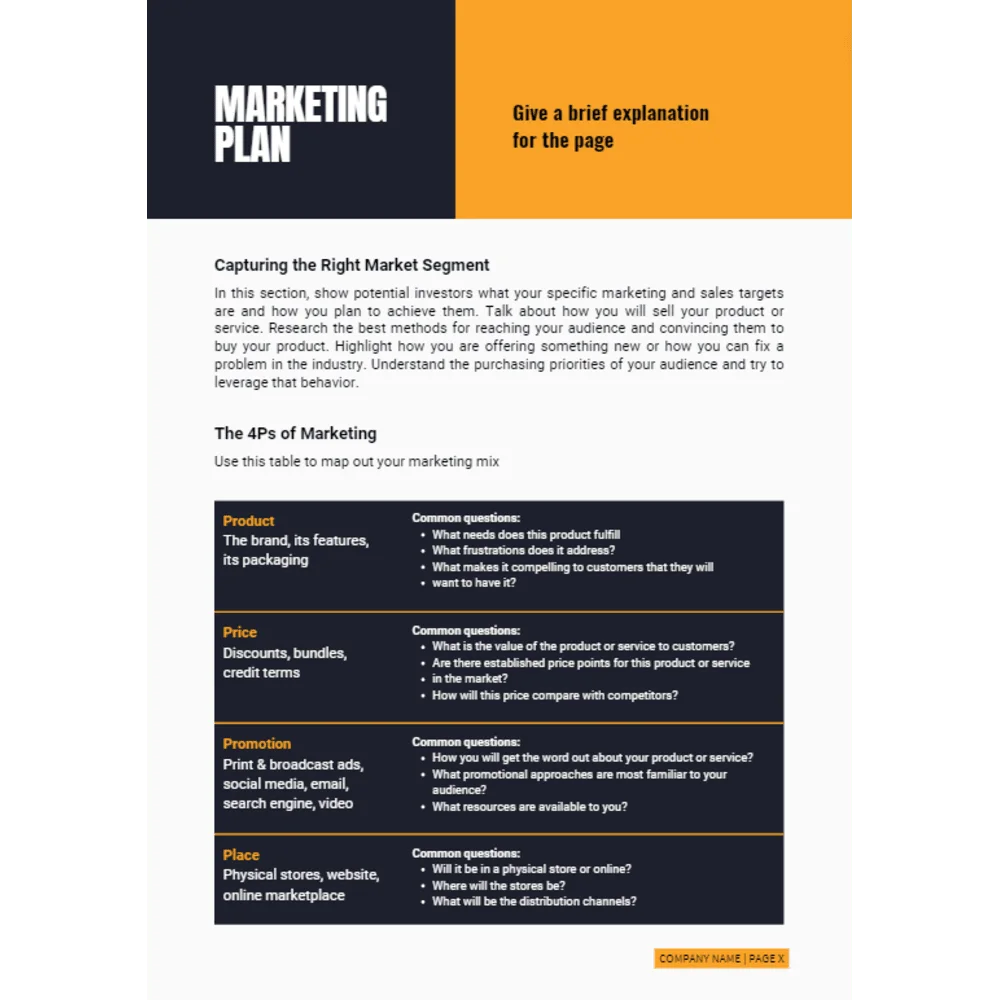  Marketing Plan