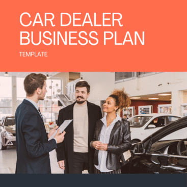 Car Dealer Business Plan Template - Title Page
