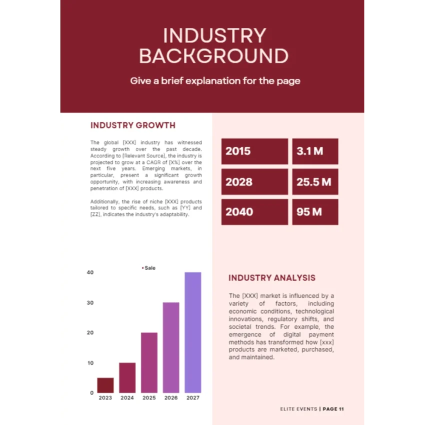 Event Management Business Plan - Industry Background
