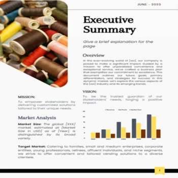 Fabric Shop Business Plan - Executive Summary