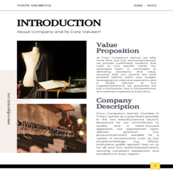 Fabric Shop Business Plan - Introduction