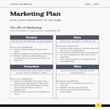 Fabric Shop Business Plan - Marketing Plan