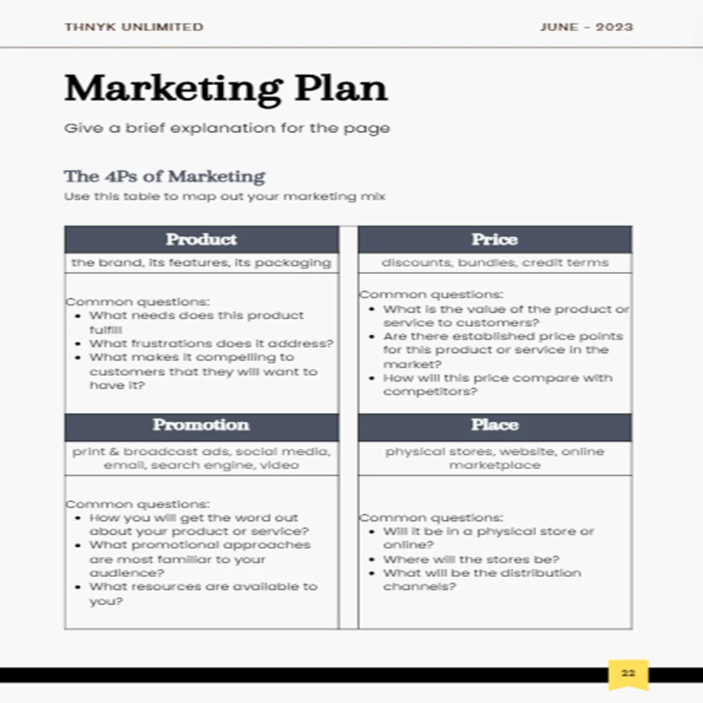 Fabric Shop Business Plan - Marketing Plan