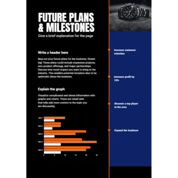 Wrist Watch Business Plan - Future Plans and Milestones