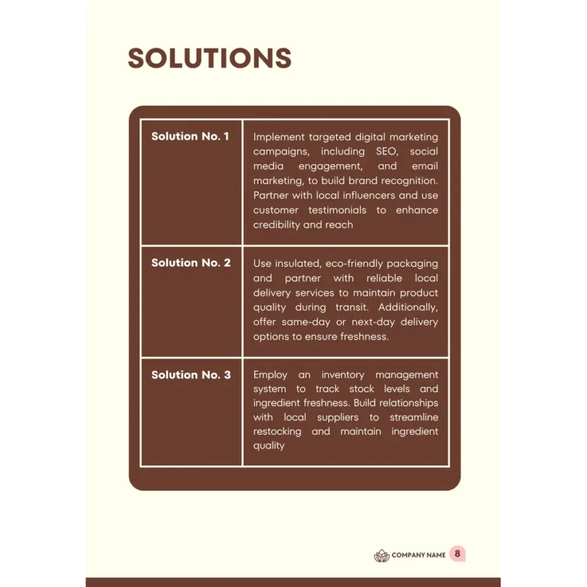 Solutions