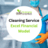 Cleaning Service Excel Financial Model - Product Image