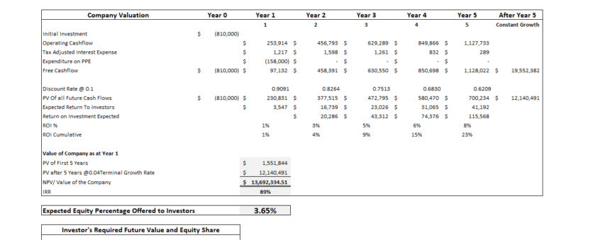 Cleaning Services Financial Model - Company Valuation
