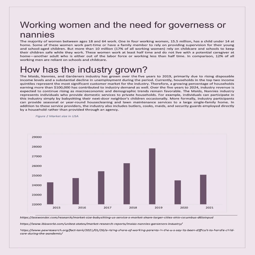 Governess Business Plan Template-Industry