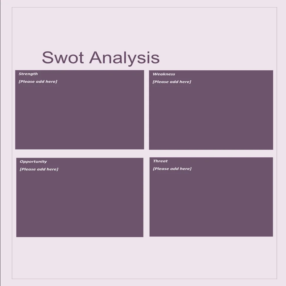 Governess Business Plan Template-SWOT Analysis