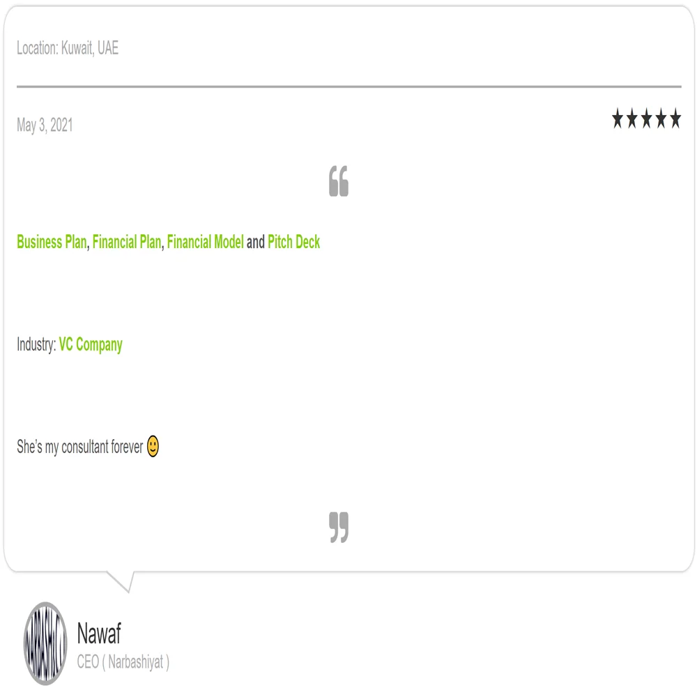 Governess Business Plan Template-Testimonial