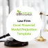 Law Firm Excel Financial Model Projection Template - Product Image