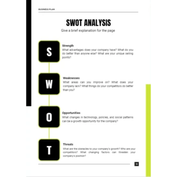 Architecture Business Plan - SWOT Analysis