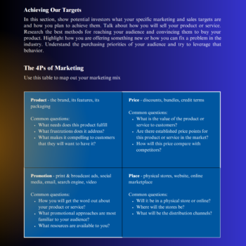 Dental Laboratory Business Plan Template-Marketing Plan