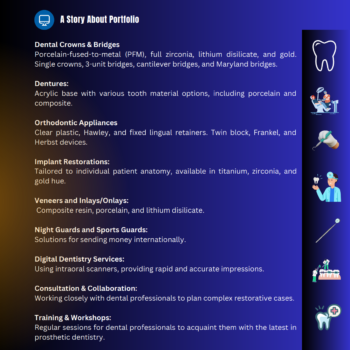 Dental Laboratory Business Plan Template-Products and Services
