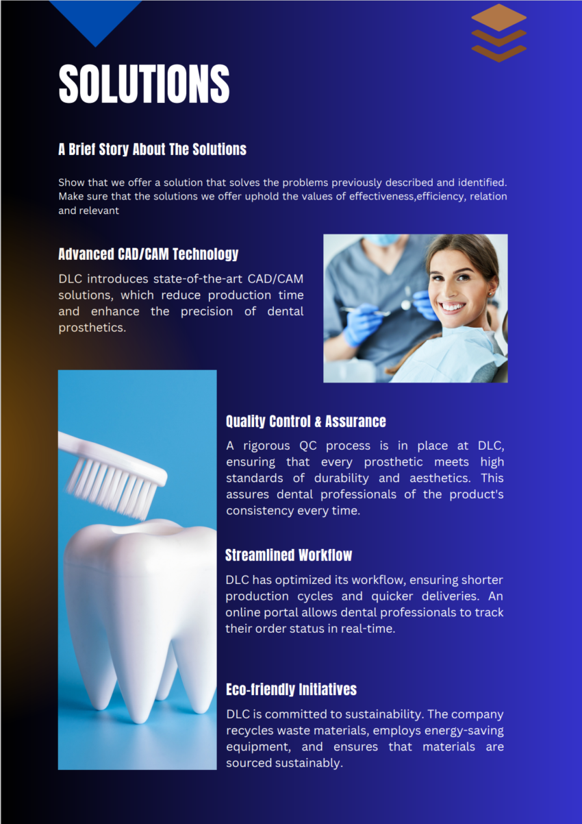 Dental Laboratory Business Plan Template-Solution