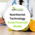 Nutritionist Technology Excel Financial Model