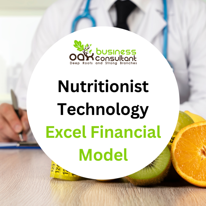 Nutritionist Technology Excel Financial Model