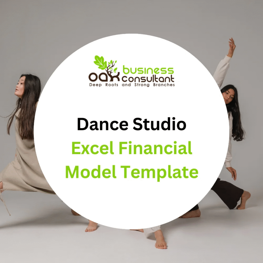 Dance Studio Excel Financial Model - Product Image Dance Studio Excel Financial Model - Product Image