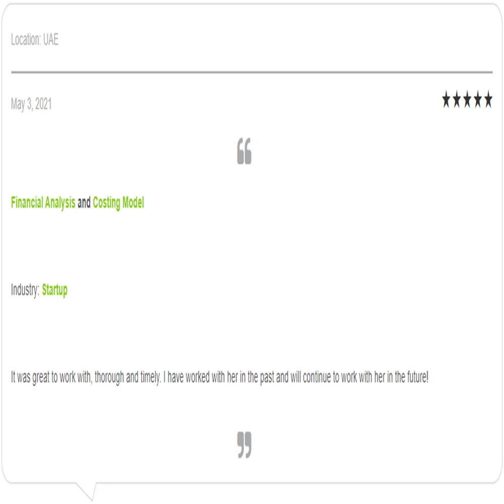 Fishing Club Excel Financial Model Template- Testimonial