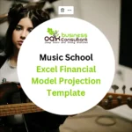 Music School Excel Financial Model - Product Image