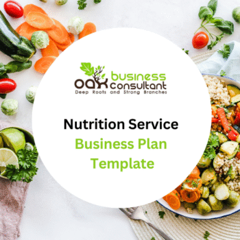 Nutrition Service Business Plan Template-Product Image