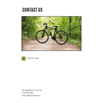 Online Bicycle Shop Business Plan - Contact Us