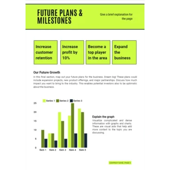 Online Bicycle Shop Business Plan - Future Plans and Milestones