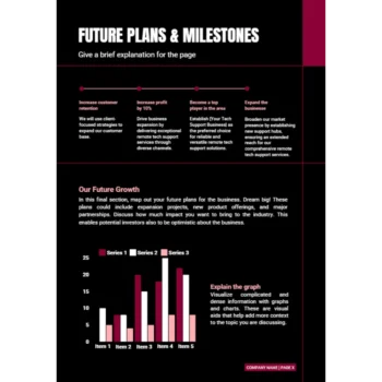 Remote Tech Support Business Plan - Future Plans and Milestones