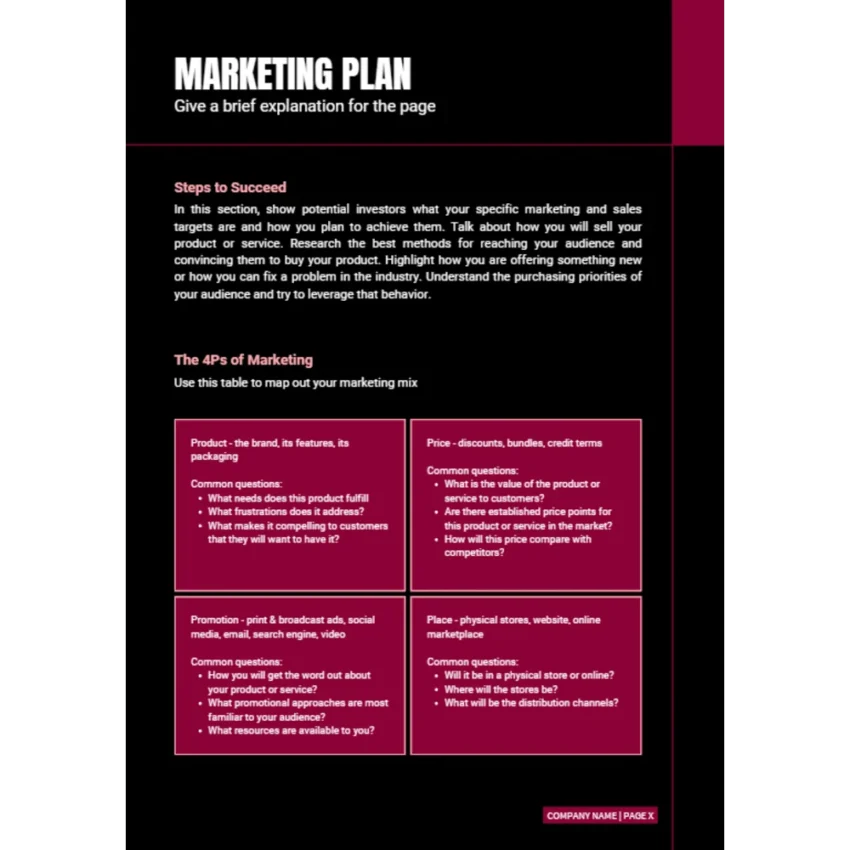 Remote Tech Support Business Plan - Marketing Plan