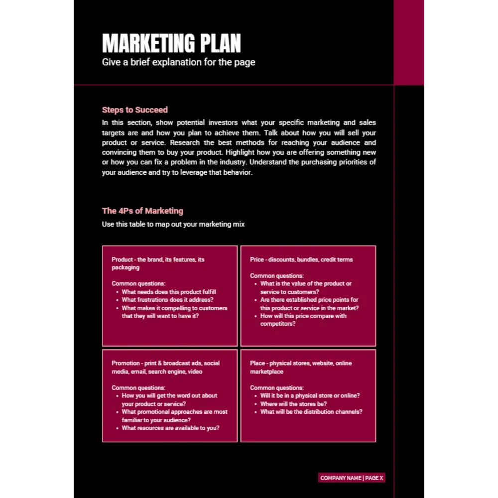Remote Tech Support Business Plan - Marketing Plan
