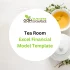 Tea Room Excel Financial Model Projection Template - Product Image